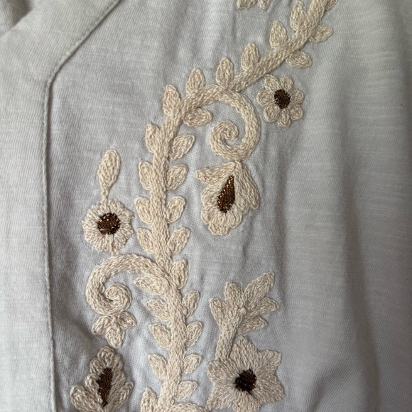 Soft Surroundings | Women's Boho Embroidered Sea Pines Tunic Top Size 2X - Picture 4 of 10
